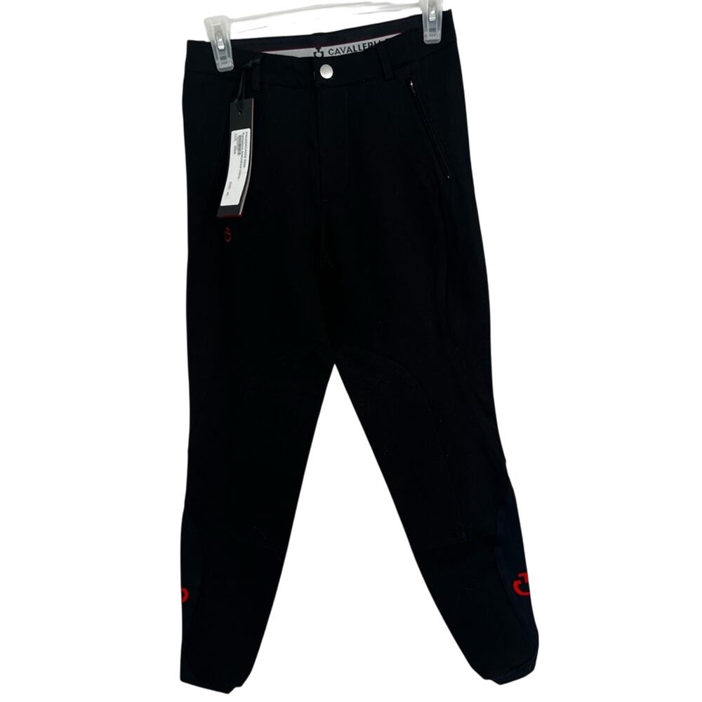 NEW WITH TAGS Cavalleria Toscana SIZE IT 46 US 10 Black Jumping Breeches $350